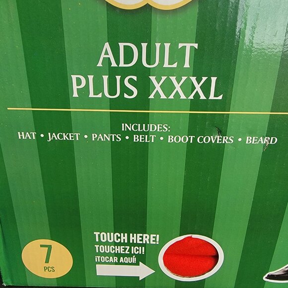 Classic Santa Suit 7 Piece by Suit Yourself Costume Co Plus Size XXXL(54-56) - Picture 5 of 9